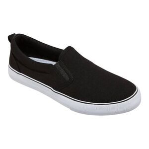 NWT A New Day Women’s Black/White Millie Twin Gore Slip-On Sneakers - 12W